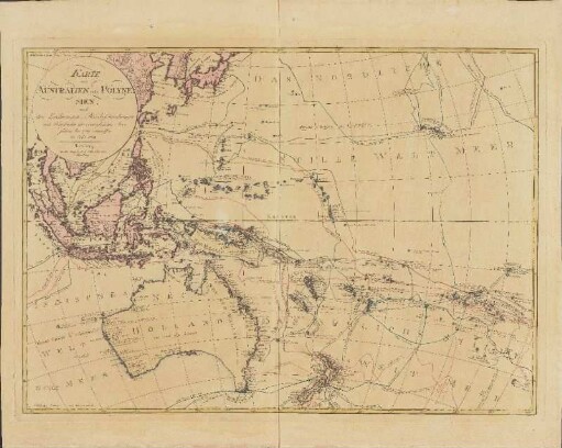 Karte 48: Karte von Australien oder Polynesien