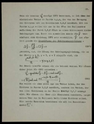 Summation über alle Elektronen
