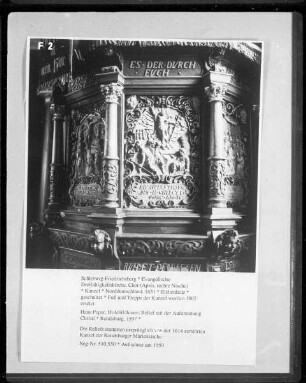 Relief mit der Auferstehung Christi