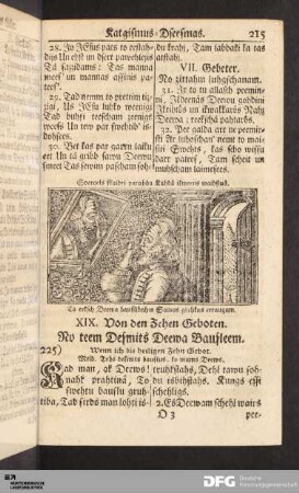 XIX. Von den Zehen Geboten.