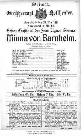 Minna von Barnhelm