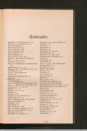 Sachregister