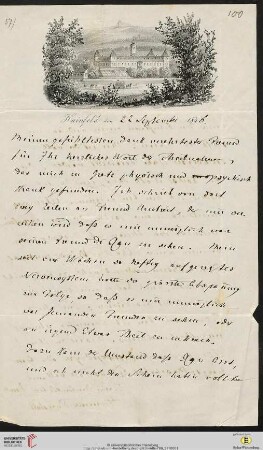 Brief von Joseph von Hammer-Purgstall an Friedrich Creuzer