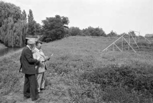 Bau von 300 Mietwohnungen durch den Mieter- und Bauverein an der Albgrün-Ecke Zeppelinstraße/Durmersheimer Straße