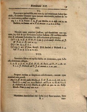 Conclusiones theorectico-practicae ad Pandectas : Exerc. XIV., de novi operis nunciatione