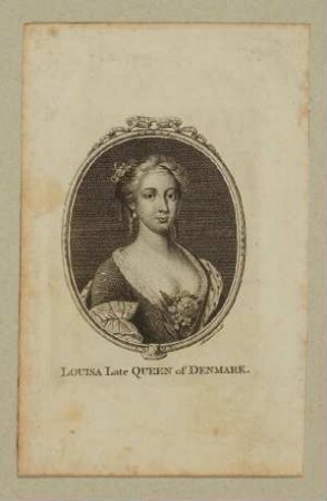 Bildnis von Luise (1724-1751) Königin von Dänemark