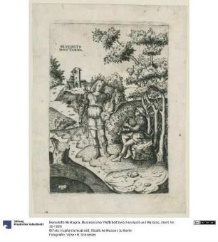 Musikalischer Wettstreit zwischen Apoll und Marsyas
