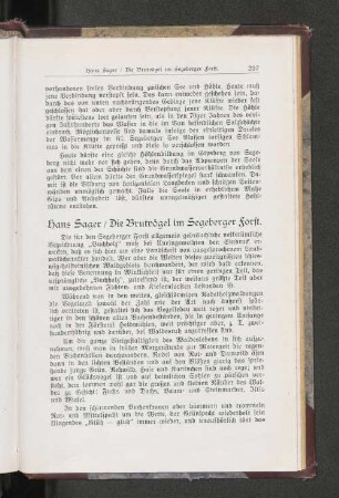 Die Brutvögel im Segeberger Forst.