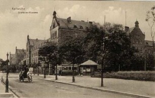 Postkartenalbum. "Karlsruhe - Grenadier-Kaserne". Grenadierkaserne