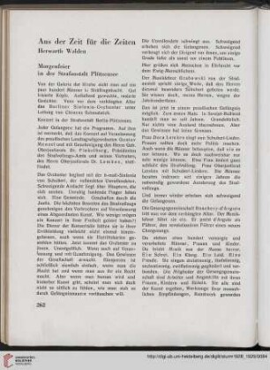 Aus der Zeit für die Zeiten, [4]