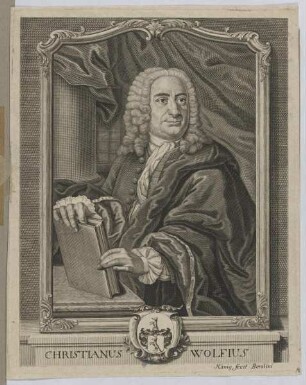 Bildnis des Christianus Wolfius