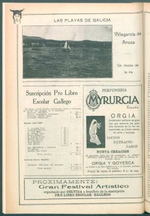 Las Playas de Galicia : [Vista de] Villagarcía de Arosa. Un rincón de la ría