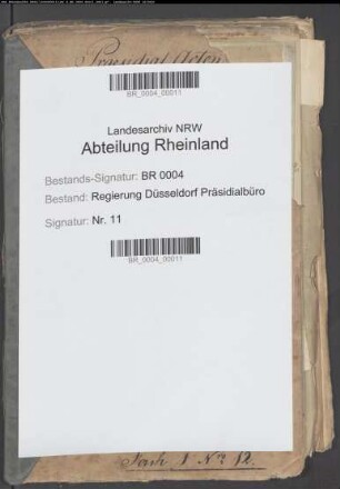 Aktenaussonderungen (Verkauf, Vernichtung, Abgabe an das Staatsarchiv)