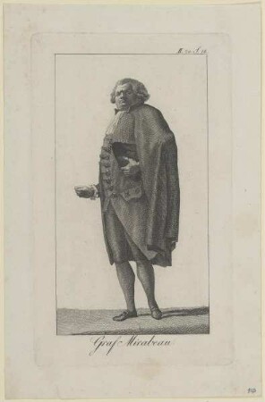Bildnis des Honoré-Gabriel de Riquetti de Mirabeau