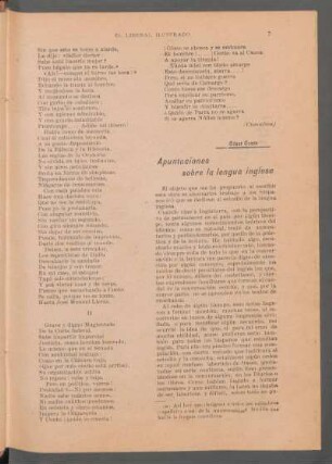Apuntaciones sobre la lengua inglesa