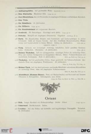 Orient (Nr. 430-458)