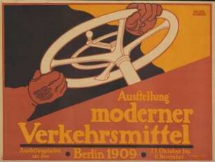 Ausstellung moderner Verkehrsmittel