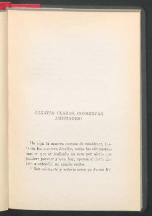 Cuentas claras, conservan amistades!