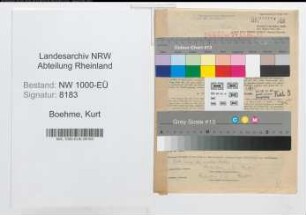 Entnazifizierung Kurt Boehme, geb. 10.07.1908 (Lehrer)