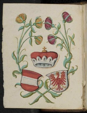 Herzogshut, Wappen von Tirol, Wappen von Österreich, Heilpflanzen