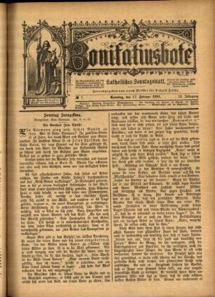 Ausgabe vom Sonntag, den 17. Februar 1895.