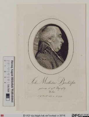 Bildnis Johann Matthäus Backofen