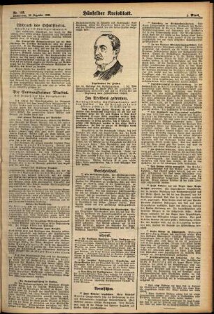 Zweite Ausgabe vom Donnerstag, den 23. Dezember 1926.