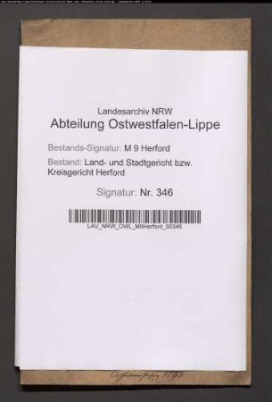 Erblasser: Baum, Anne Marie Amalie: