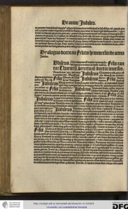 Dyalogus doctoris Felicis Hemmerlin de anno jubileo.
