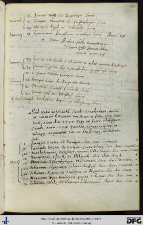 [fol. 89] Rektorat Jakob Immenhaber 1554