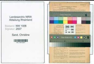 Entnazifizierung Christine Sand , geb. 04.04.1911 ()