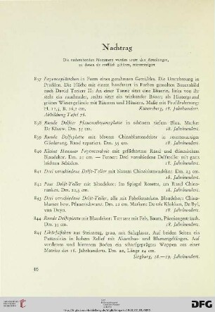 Nachtrag (Nr. 837-852)