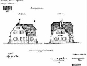 Erzingen (Baden): Empfangsgebäude Ansichten