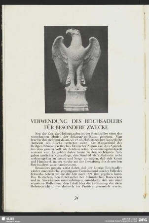 Porzellan-Adler aus der Volkstedter Porzellanmanufaktur