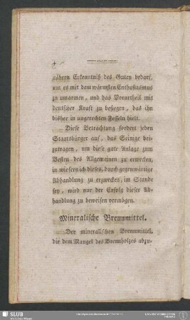 Mineralische Brennmittel