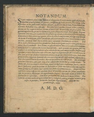 Notandum.