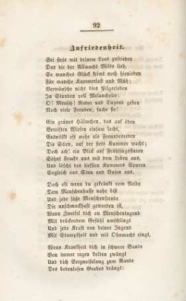 Zufriedenheit