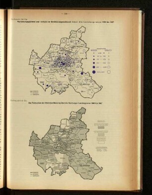 Schaubild 5b: Die Fluktuation der Wohnbevölkerung über die Hamburger Landesgrenze 1965 bis 1967