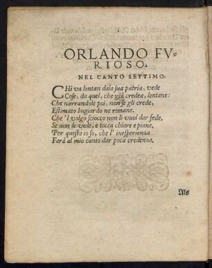 Orlando Furioso.