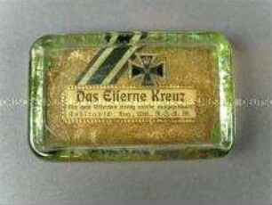 Briefbeschwerer zur Auszeichung mit dem Eisernen Kreuz für einen Unteroffizier des R.-I.-R. 36