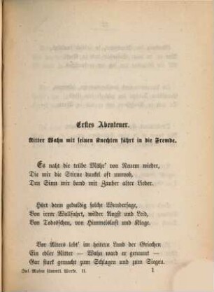 Sämtliche Werke : von Julius Mosen, 2