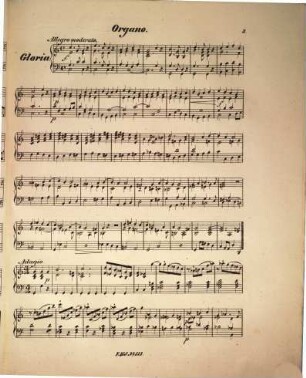 Drey lateinische Messen : für Sopran, Alto, Baß oblig. (Tenor ad lib.) u. Orgel, 1. in C : op. 14