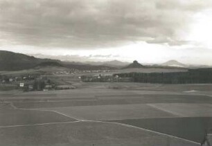 Sächsische Schweiz. Blick vom Wolfsberg nach Osten