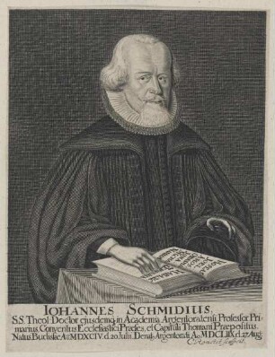 Bildnis des Iohannes Schmidius