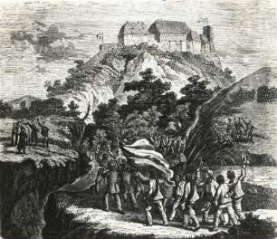 Zug der Turner auf die Wartburg am 18.10.1817