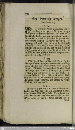 Der Spanische Kragen. (Paraphimosis.)
