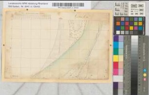 [Wege in Kurköln. Teilstücke von Wegekarten bei Merkenich und Wiesdorf]. Hermann Sandfort, Kap.