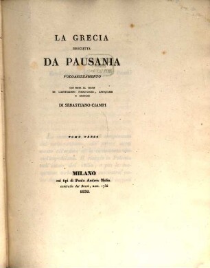 La Grecia descritta, 3