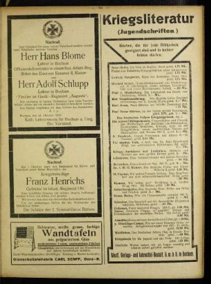 Nachruf : [Franz Heinrichs]