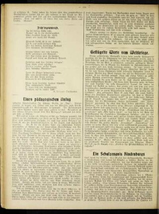 ¬Ein¬ Schulzeugnis Hindenburgs